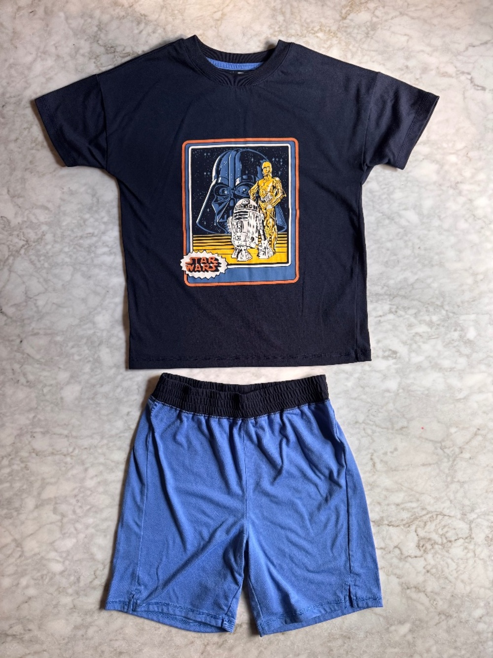 GAP Star Wars Kids Pajama Set Size 8 Warm Weather Summer